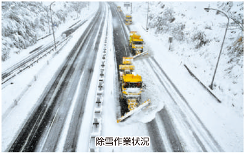 除雪作業状況の参考画像