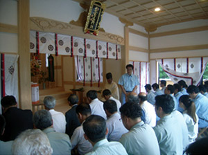 工事安全祈願祭(坊川第三橋工事)