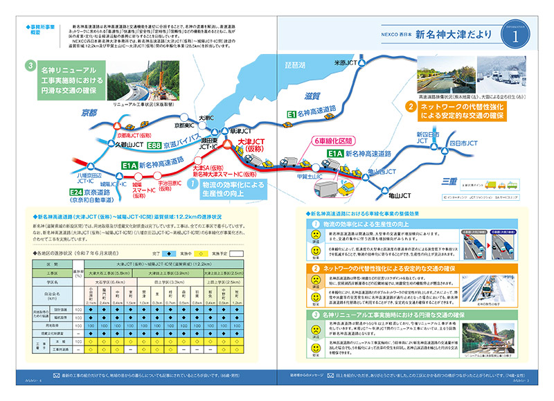 新名神大津だより 広報誌